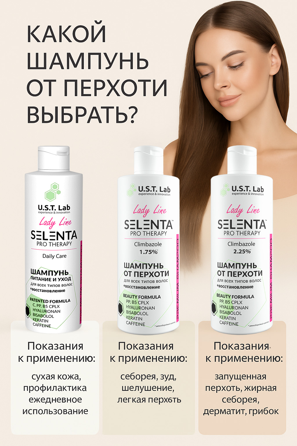 Шампунь от перхоти селента